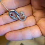 Kay Jewelers Mom infinity heart pendant necklace Photo 4