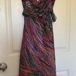 BCBGMAXAZRIA Multi colored 100% Silk dress Photo 0
