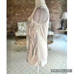 Ann Taylor NWT Tank Top Sequin Cream Silver Knit Back M Party Cocktail Elegant Photo 6