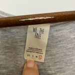 Free People We the Free Gray Heather Ruffle Uptown Sleeveless Tank Top Photo 4