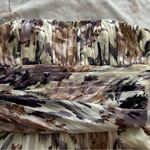 BCBG Maxazria 100% silk floral strapless fit & flare mini dress, size 4 party Photo 8