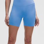 Lululemon  Fast and Free High-Rise Short 6" * Pocket - Pool Party Size 10 Photo 0