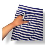 J.Crew Weekend NWT Blue White Striped Terry Cloth Skirt‎ Size XL Coastal Preppy Photo 4