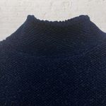 Woolrich Jacket L Vintage Sherpa Fleece Full Zip Navy Blue Cinched Waist Photo 5