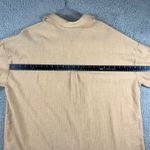 Textured Button Up Shirt Women 0XL Relaxed Fit Vacation‎ Travel Academia Tan Size 0X Photo 10