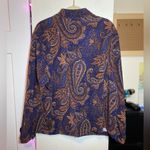 Briggs New York Briggs NY Blue & Brown Vintage Button-Down Shacket 2XL Photo 4