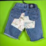 Vintage leí Blue and Pink Floral Bike Shorts Size 6 Photo 2