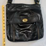 Fossil • Black Lamb Leather Stanton Crossbody Multi-Pocket Adjustable Versatile Photo 15