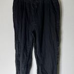 Quince  European Linen Black Crop Pants Size‎ XL Photo 0