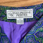 Evan Picone Vintage Evan-Picone 100% Silk Suit Jacket and Shirt in Indian Summer Print Photo 1