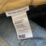 Paige Denim Skyline Ankle Peg Jeans Medium Dark Wash Mid-Rise Size 25 Photo 9