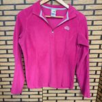 The North Face  Pink 1/4‎ Zip Pullover Size Small Photo 0