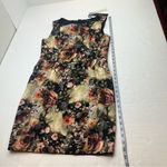 Black Halo  Anthropologie Jackie‎ O Black Pink Rose Floral Sheath Dress SZ 10 NEW Photo 7