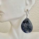 J.Jill Sodalite Teardrop Gemstone Earrings Blue Photo 0