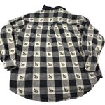 CASEY‎ & MAX Shacket Shirt Top Women's Size XL Plaid Leaves Embroidery Floral Photo 2