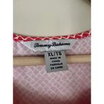 Tommy Bahama Women's Coral White Dress Sleeveless A-Line Goa Boa Side Twist XL Photo 5