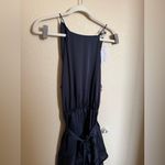 Petal and Pup Petal &‎ Pup Seychelle Asymmetric Tiered Satin Dress size 10 NWT Navy Photo 6