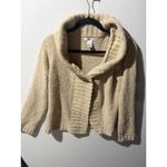 Cambridge Dry Goods Womens Cozy Knit Shawl Collar Cardigan Sweater Tan Size M Size M Photo 1