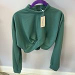 SheIn Twist Front Zip Back Sweatshirt Photo 0