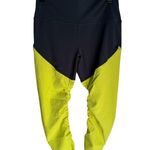 Zyia  Active Parallel Luxe Neon Yellow Leggings Photo 1