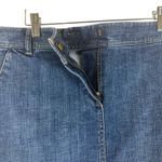 Loft Ann Taylor  Mini Denim Skirt Womens 8 Medium Wash 90s Y2K Preppy Indie Photo 2