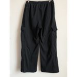 Gap Women's Wide Leg Black Cargo Jogger Sweatpants Size Large Comfort Casual Photo 5