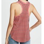 Stateside Anthropologie Striped Racerback Tank Pink size S Photo 2