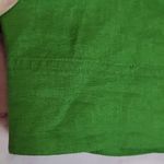 Banana Republic  LINEN TIE FRONT CROPPED SHIRT 100% LINEN GREEN MEDIUM NWT Photo 8