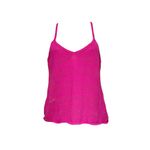 Sézane  Yoran Knit Top, Fuchsia, XL Photo 5