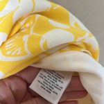 Anthropologie  yellow lemon button belted pencil skirt Photo 8