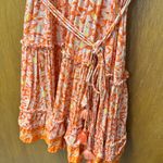 Poupette St Barth Bona Short Sleeve Mini Length Lemon Print Orange Large L Photo 7