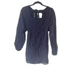 Free People  Lovey Dovey Eyelet Puff Sleeve Dress‎ Sz 2 Photo 1