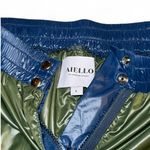 frankie's bikinis NWOT! AIELLO by Unique Y2K Color Block Nylon Joggers Size Large Photo 7