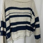 Urban Outfitters  Notched V Neck Striped Sweater Photo 8