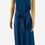 Majestic FILATURES Stretch Linen Spaghetti-Strap Dress With Soft Tie Photo 1