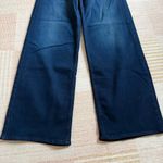 Old Navy  High-rise wow Wide-Leg Jeans in Dark Blue Wash Size 0 NWT Photo 3