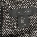 Tahari Black And Gray Boucle Tweed Short Sleeve Sheath Dress Photo 11