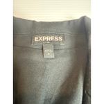 EXPRESS  Black Ruched Sleeve‎ Blazer Jacket Fitted Business Career Size 0 Photo 2