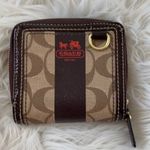 Coach RARE Vintage  Brown and Tan Wallet Photo 0