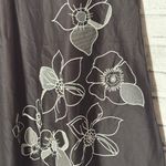 Scarlett Black and White Embellished Midi Dress sleeveless floral size 7/8 Photo 1