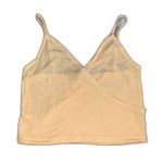 Urban Outfitters  Pale Yellow Crop Top Tank Medium Photo 0