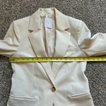 Mango MNG by ivory button up blazer size 4 Photo 10