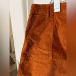 Old Navy Corduroy Mini Skirt Rust Orange Photo 2