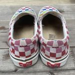 Vans Colored Checkered Slip On Sneakers Size 6.5 Photo 2