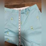 Lilly Pulitzer  Aqua Pants with Yellow Stitching. NWOT Photo 4