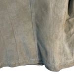 For Joseph Suede Lined Jacket Tan / Beige Button Front Large Neutral Western Photo 9