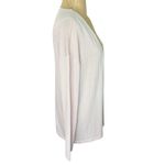 VERO MODA Womens Cardigan Sweater Open Front Cotton Ribbed Cream Size Medium Photo 6