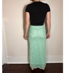 Urban Outfitters  Green Swirly Midi Skirt Size Small Photo 2