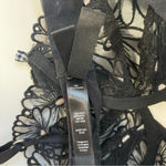 For Love & Lemons Lilou Bra Black Sheer Floral Lace Balconette Photo 8