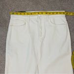 joe's jeans Joe’s Jeans Denim High Rise‎ Front Slit Midi Skirt Cream 28 Photo 6